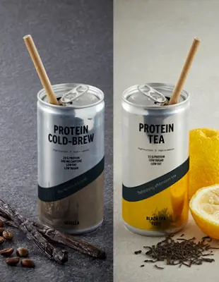 Protein and calcium-rich coffee and tea  